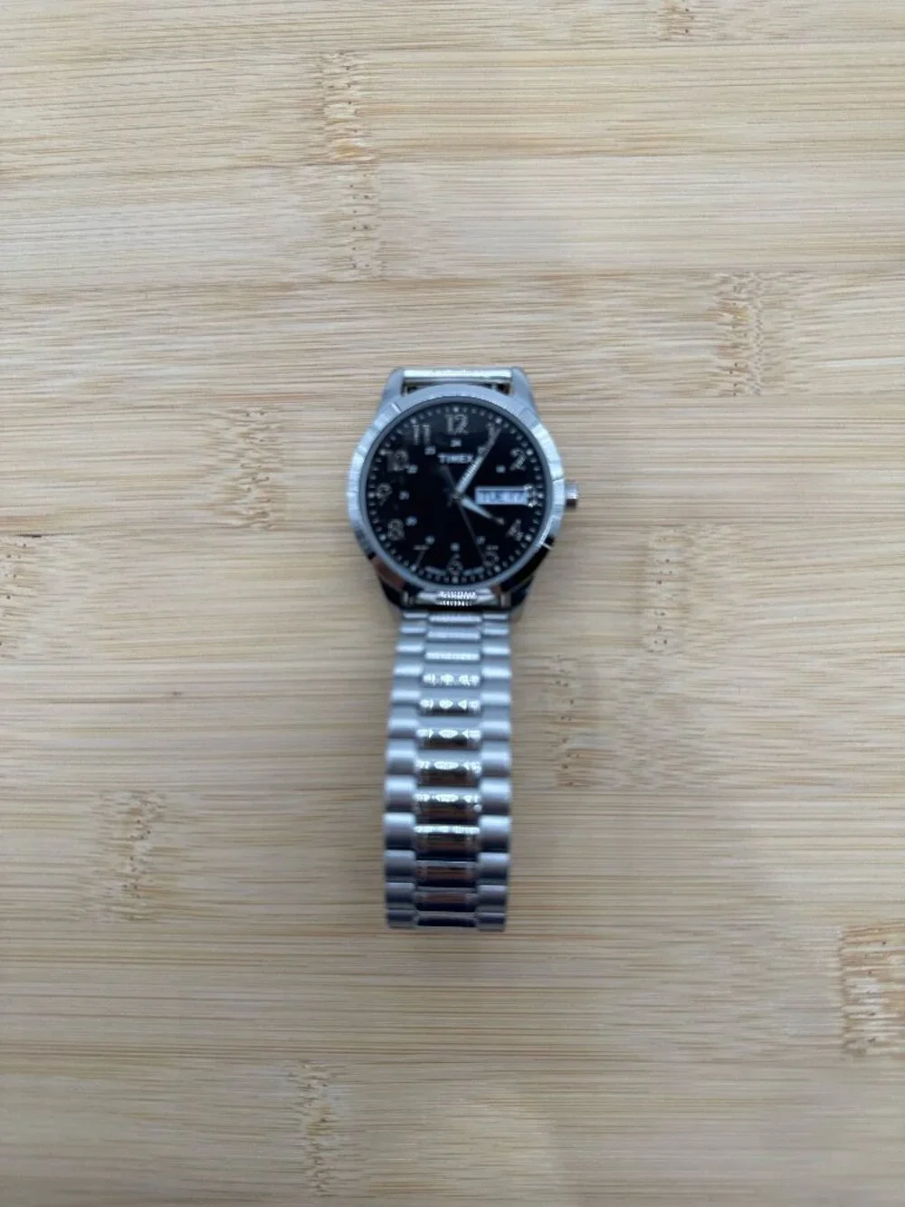 Timex Mens Watch TW2V31400 Quartz Indiglo Black Dial Day Date 36mm